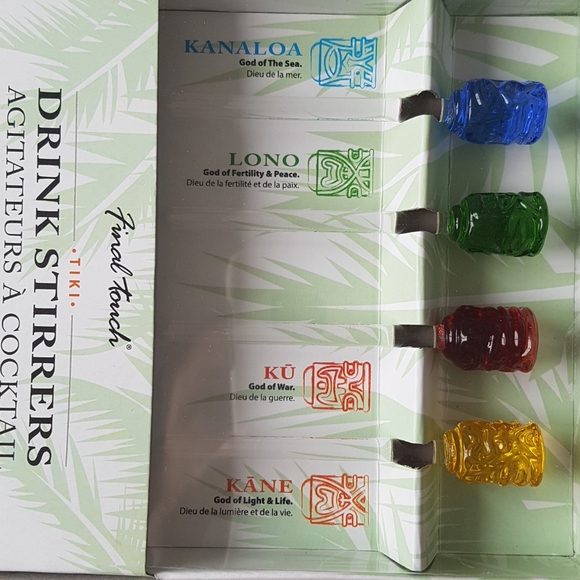 FINAL TOUCH Tiki God Drink Stirrers - Picture 4 of 8